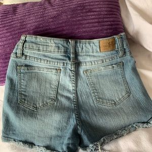 Blue high waisted Jean Shorts